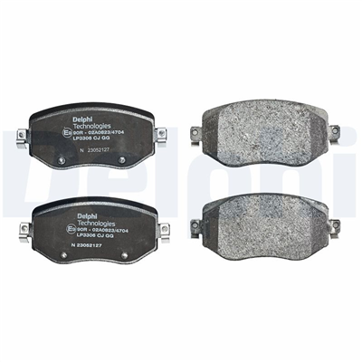 FREN BALATASI ÖN RENAULT MEGANE IV 1.5 DCI K9K/1.6 SCE/1.2 TCE H5F 16 =>, MEGANE IV 1.3 TCE H5H 18 =>, MEGANE IV 1.5 BLUE DCI K9K 19 =>, MEGANE IV 1.0 TCE 20 => 