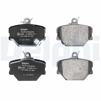 FREN BALATASI ÖN SMART CABRIO 0.6 / 0.7 / 0.8 CDI 01-04, FORTWO COUPE 0.8 CDI / 1.0 04-07, FORTWO CABRIO 0.8 CDI / 1.0 07 => 