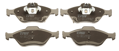 FREN BALATASI ÖN TOYOTA YARIS 1.4 D-4D 05-12, 1.0 10=>, 1.3 11=>, 1.4 D 11=> 