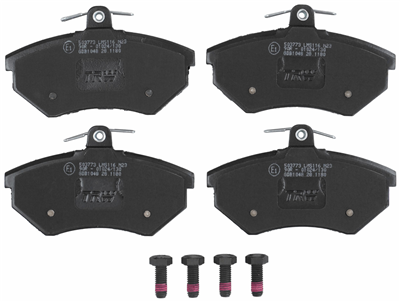 FREN BALATASI ÖN VOLKSWAGEN GLF III 1.4 91-97, 1.6 92-97, 1.8-2.0 91-97, .9 D 91-97, 1.9 TDİ 93-97, PASSAT 2.2 85-88, CADDY II PANELVAN 1.4 95-04, 1.9 D 95-04, 1.9 TDİ 96-04 