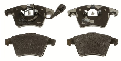 FREN BALATASI ÖN VOLKSWAGEN TOUARENG 3.2 V6 04-06, 4.2 V8 02-06, 4.2 V8FSİ 06-10, 6.0 W12 04-10, 2.5 R5 TDİ 03-10, 3.0 V6 TDİ 04-10, 5.0 V10 TDİ 02-10, 5.0 R50 TDİ 07-10