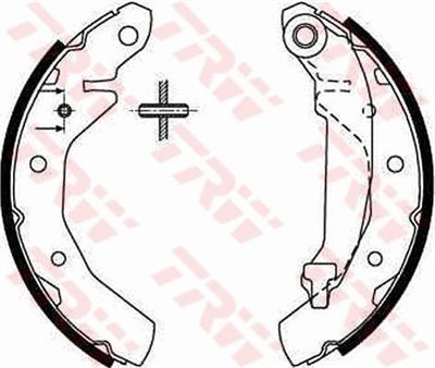 FREN BALATASI PABUÇLU ARKA CHEVROLET MATIZ 0.8 05-13, 1.0 05=>, 1.0 LPG 05-11 