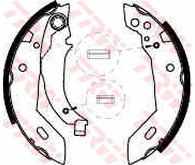 FREN BALATASI PABUÇLU ARKA CITROEN XSARA 1.4 İ 97-05, 1.6-1.8 İ 97-00, 1.9 D 97-05, 1.5-1.8 97-00, 2.0 16V 98-00 