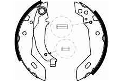 FREN BALATASI PABUÇLU ARKA CITROEN XSARA 1.4 İ 97-05, 1.6-1.8 İ 97-00, 1.9 D 97-05, 1.5-1.8 97-00, 2.0 16V 98-00 