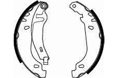 FREN BALATASI PABUÇLU ARKA CITROEN ZX 1.1-1.4 91-97, 1.4-1.6 İ 91-97, 1.8 İ 92-97, 1.8 İ 16V 96-97, 1.9 İ 91-97, 2.0 İ 92-97, 1.8 D 93-97, 1.9 D 91-97, 1.9 TD 92-97 