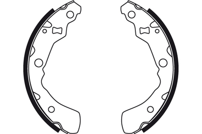FREN BALATASI PABUÇLU ARKA DAIHATSU YRV 1.0-1.3 01=>, 1.3 4WD 01=>, 1.3 GTTİ 02=> 