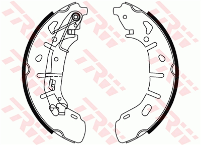 FREN BALATASI PABUÇLU ARKA FIAT DOBLO MPV 1.3 D MULTIJET 10=>, 1.4 10=>, 1.6-2.0 D MULTIJET 10=> 
