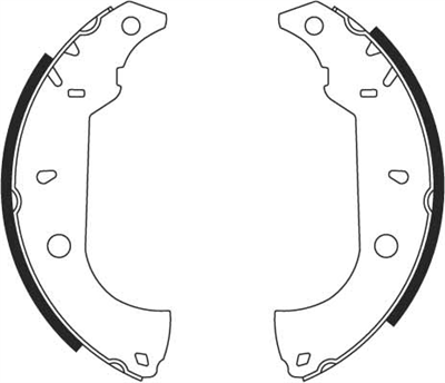 FREN BALATASI PABUÇLU ARKA FIAT MAREA WEEKEND 1.6-1.8 16V 96-02, 1.9 TD 96-03 