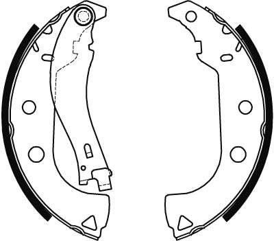 FREN BALATASI PABUÇLU ARKA FIAT PALIO 1.6 16V 96-02, 1.3 JTD MULTIJET 03-12, 1.7 TD 01=>, ALBEA 1.2 01-12, 1.6 00-12 