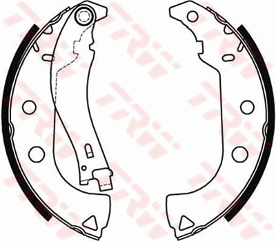 FREN BALATASI PABUÇLU ARKA FIAT PALIO 1.6 16V 96-02, 1.3 JTD MULTIJET 03-12, 1.7 TD 01=>, ALBEA 1.2 01-12, 1.6 00-12 