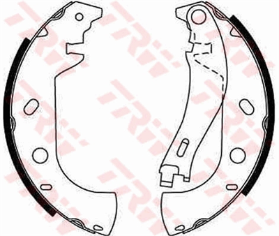 FREN BALATASI PABUÇLU ARKA FIAT PALIO WEEKEND 1.2 97=>, 1.4 97-01, 1.6 16V 96-12, 1.7 TD 96-01, 1.9 D 01=>, 1.9 JTD 01=> 