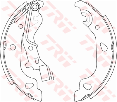 FREN BALATASI PABUÇLU ARKA FIAT PUNTO 1.2 99-10, 1.2 16V 99-06, 1.3 JTD 16V 03-12, 1.9 DS 99-12, 1.9 JTD 99-12, GRANDE PUNTO 1.3 D MULTIJET 08=> 
