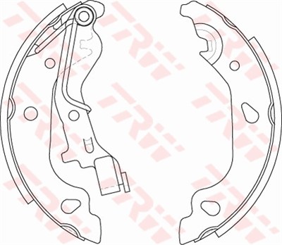 FREN BALATASI PABUÇLU ARKA FIAT PUNTO 1.2 99-10, 1.2 16V 99-06, 1.3 JTD 16V 03-12, 1.9 DS 99-12, 1.9 JTD 99-12, GRANDE PUNTO 1.3 D MULTIJET 08=> 