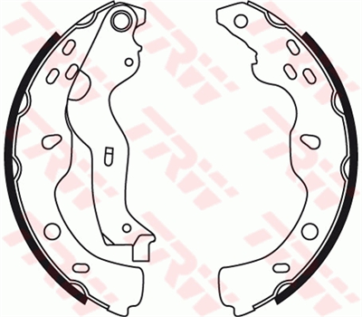 FREN BALATASI PABUÇLU ARKA FIAT SEDICI 1.6 16V 06-14, 1.9 D MULTİJET 06-11 