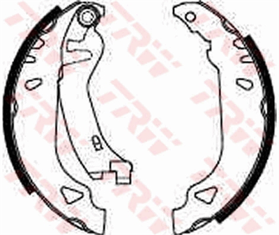 FREN BALATASI PABUÇLU ARKA FIAT TEMPRA 1.4 İ.E. 90-96, 1.6 90-96, 1.6 İ.E. 90-96, 1.9 TD 90-96, TIPO 1.1 88-91, 1.4 İ.E. 89-95, 1.4 87-89, 1.6 88-92, 1.6 İ.E. 88-91, 1.7 D 88-94, 1.9 D 92-93, 1.9 TD 92-93 