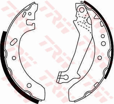 FREN BALATASI PABUÇLU ARKA FORD ESCOR V TURNIER 1.8 İ 16V 93-95, 1.8 16V 92-95, ESCORT VI 1.6 İ 16V 95-95, 1.6 16V 95-98, 1.6 16V 4X4 95-98, 1.8 16V 95-98, 1.8 D 95-96 