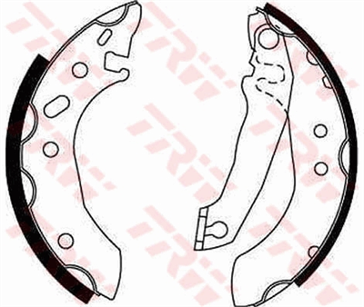 FREN BALATASI PABUÇLU ARKA FORD ESCORT V 1.3-1.4 90-95 