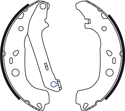 FREN BALATASI PABUÇLU ARKA FORD FOCUS II 1.4-1.6 04-12, 1.6 Tİ 04-12, 1.6 LPG 09-11, 1.8 06-12, 2.0 04-12, 2.0 CNG 09-11, 1.6 TDCİ 04-12, 1.8 TDCİ 05-12, 2.0 TDCİ 04-11 