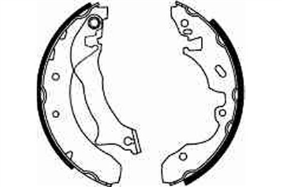 FREN BALATASI PABUÇLU ARKA FORD MONDEO I 1.6-1.8-2.0 İ 16V 93-96, 1.8-2.0 İ 16V 4X4 93-96, 1.8 TD 93-96, MONDEO II 1.6 İ 16V 98-00, 1.8-2.0 İ 96-00, 1.8 TD 96-00 