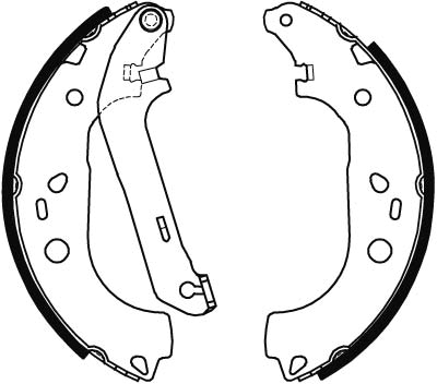 FREN BALATASI PABUÇLU ARKA FORD TOURNEO CONNECT 1.8 16V 02-13, 1.8 TDCİ 02-13 