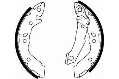 FREN BALATASI PABUÇLU ARKA HYUNDAI ACCENT I 1.3 94-00, 1.5 İ 16V 95-00, 1.5 İ 12V 94-00 