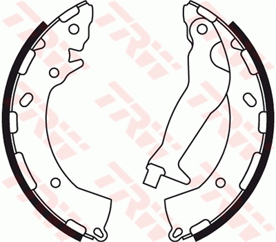 FREN BALATASI PABUÇLU ARKA HYUNDAI ACCENT IV SEDAN 1.4-1.6 10=>, İ10 1.0 11-17, 1.1-1.2 08-13, İ20 1.2-1.4 08-15, 1.6 08-12, 1.1 CRDİ 12-15, 1.4 CRDİ 08-15, 1.6 CRDİ 08-12 