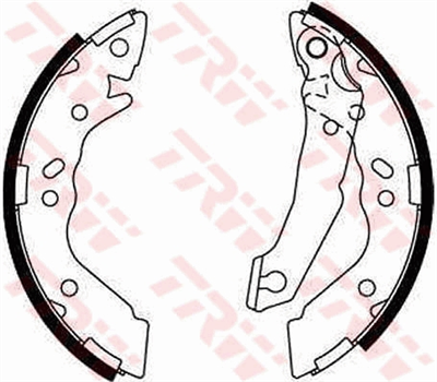 FREN BALATASI PABUÇLU ARKA HYUNDAI ACCENT I 1.3 94-00, 1.5 İ 16V 95-00, 1.5 İ 12V 94-00 
