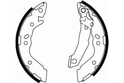 FREN BALATASI PABUÇLU ARKA HYUNDAI ACCENT I 1.3 94-00, 1.5 İ 16V 95-00, 1.5 İ 12V 94-00 
