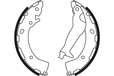 FREN BALATASI PABUÇLU ARKA HYUNDAI ACCENT IV SEDAN 1.4-1.6 10=>, İ10 1.0 11-17, 1.1-1.2 08-13, İ20 1.2-1.4 08-15, 1.6 08-12, 1.1 CRDİ 12-15, 1.4 CRDİ 08-15, 1.6 CRDİ 08-12 