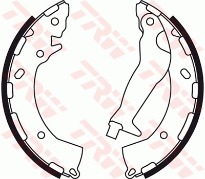 FREN BALATASI PABUÇLU ARKA HYUNDAI ACCENT IV SEDAN 1.4-1.6 10=>, İ10 1.0 11-17, 1.1-1.2 08-13, İ20 1.2-1.4 08-15, 1.6 08-12, 1.1 CRDİ 12-15, 1.4 CRDİ 08-15, 1.6 CRDİ 08-12 