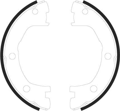 FREN BALATASI PABUÇLU ARKA IVECO DAILY II 30-8 89-98, 35-8 91-99, 35-10 89-99, 35-12 95-9, 40-10 V 90-96 