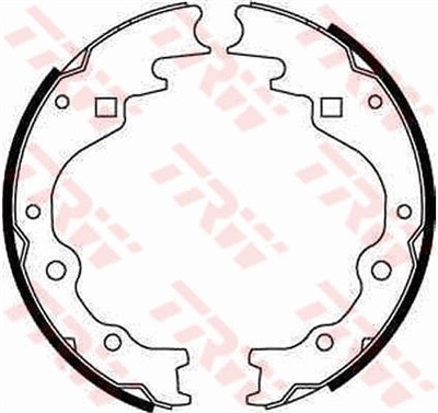 FREN BALATASI PABUÇLU ARKA KIA BESTA 2.2 D 92-03, BONGO 2.4 TDCİ 03=>, 2.5 CRDİ 12=>,K2500 2.5 D 03=>, 2.5 CRDİ 10=>, K2700 2.7 D 99=>, K2900 2.9 CRDİ 08=>, PREGIO 2.5 D 95-04 