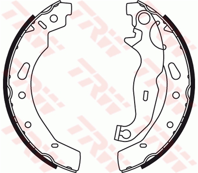 FREN BALATASI PABUÇLU ARKA MAZDA 2 1.3-1.5 07-15, 1.3 MZR 10-15, 1.5 MZR 11-15, 1.4 MZR-CD 08-15, 1.6 MZ-CD 11-15 