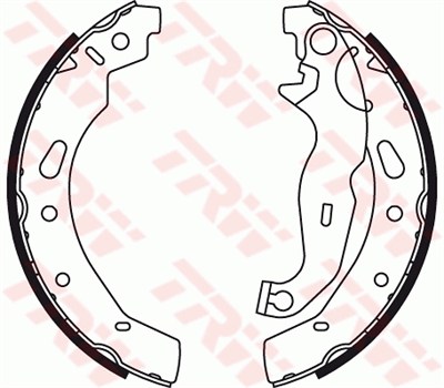 FREN BALATASI PABUÇLU ARKA MAZDA 2 1.3-1.5 07-15, 1.3 MZR 10-15, 1.5 MZR 11-15, 1.4 MZR-CD 08-15, 1.6 MZ-CD 11-15 
