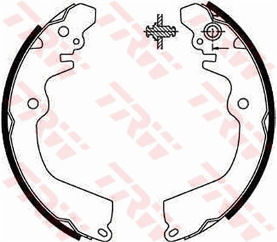 FREN BALATASI PABUÇLU ARKA MITSUBISHI CARISMA 1.6 95-06, 1.8 95-97, 1.8 16V GDİ 97-06, 1.9 TD 96-00 