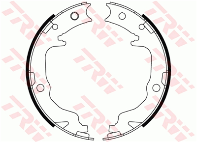FREN BALATASI PABUÇLU ARKA MITSUBISHI LANCER VII 1.5-1.8 08=>, 1.8 DI-D 10=>, 2.0 DI-D 08=> 