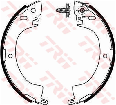 FREN BALATASI PABUÇLU ARKA MITSUBISHI L 200 2.0 4WD 86-96, 2.0 86-96, 2.6 4WD 89-95, 2.5 D 86-96, 2.5 TD 4WD 92-96 