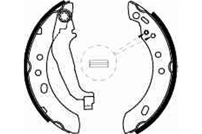 FREN BALATASI PABUÇLU ARKA NISSAN MICRA II 1.0 İ 16V 92-03, 1.3 İ 16V 92-00, 1.4 İ 16V 00-03, 1.5 D 98-03 