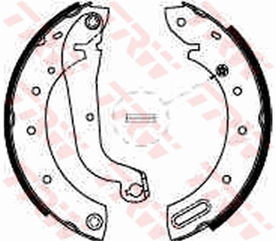FREN BALATASI PABUÇLU ARKA NISSAN TERRANO II 2.4 4WD 96-07, 2.7 TD 4WD 93-02, 2.7 TDİ 4WD 96-07 