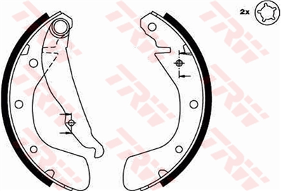 FREN BALATASI PABUÇLU ARKA OPEL ASTRA F HB 1.4 İ 91-98, 1.4 Sİ 92-98, 1.4 92-98, 1.4 İ 16V 96-98, 1.6 İ 91-98, 1.6 İ 16V 94-98, 1.7 D 92-98, CORSA B 1.0 İ 12V 96-00, 1.2 İ 93-00, 1.2 İ 16V 98-00, 1.4 İ 93-00, 1.4 Sİ 93-00, 1.4-1.6 İ 16V 94-00 