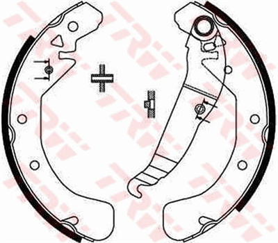 FREN BALATASI PABUÇLU ARKA OPEL ASTRA F 1.7 TD 94-98, ZAFIRA AMPV 1.6 16V 99-05, 1.8 16V 00-05, 2.2 16V 00-05, 2.0 Dİ 16V 99-05, 2.2 DTİ 16V 02-05