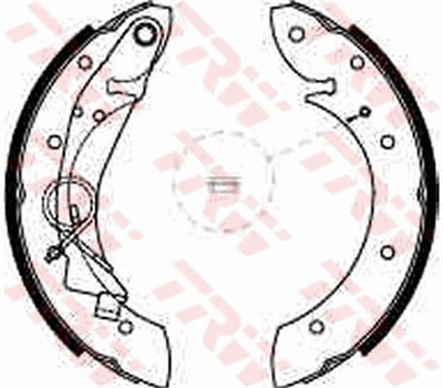 FREN BALATASI PABUÇLU ARKA PEUGEOT PARTNER TEPE 1.6 VTİ 08=>, 1.6 HDİ 16V 08=>, CITROEN BERLINGO / BERLINGO FIRST MPV 1.1 İ 96-08, 1.4 İ 96-11, 1.6 16V 00-11, 1.8 İ 97-02, 1.8 İ 4WD 97-01, 1.6 HDİ 05-11, 1.9 D 98-05 