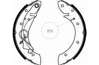 FREN BALATASI PABUÇLU ARKA PEUGEOT PARTNER TEPE 1.6 VTİ 08=>, 1.6 HDİ 16V 08=>, CITROEN BERLINGO / BERLINGO FIRST MPV 1.1 İ 96-08, 1.4 İ 96-11, 1.6 16V 00-11, 1.8 İ 97-02, 1.8 İ 4WD 97-01, 1.6 HDİ 05-11, 1.9 D 98-05 