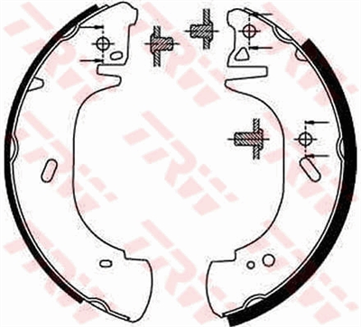 FREN BALATASI PABUÇLU ARKA RENAULT MASTER II 1.9 DTİ 00=>, 2.2 DCİ 00=>, 2.5 D 98-01, 2.8 DTİ 98-01, OPEL MOVANO 1.9 DTİ 00=>, 2.5 D 98-00, 2.8 DTİ 98-01 