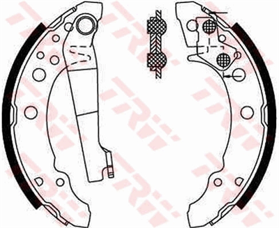 FREN BALATASI PABUÇLU ARKA SEAT IBIZA II 1.0 İ 96-02, 1.0 93-96, 1.3 İ 93-99, 1.4 97-99, 1.4 İ 16V 97-02, 1.6 İ 93-02 