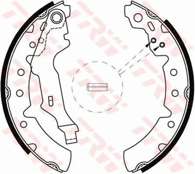 FREN BALATASI PABUÇLU ARKA TOYOTA CARNIA E 1.6 93-97, 1.6 16V 95-97, 1.8 95-97, 2.0 İ 93-97, 2.0 GLİ 92-97, 2.0 GTİ 92-94, 2.0 D 92-96, CARNIA II 2.0 D 88-92, COROLLA 1.4 97-99, 1.4 16V 00-01, 1.6 16V 99-01, 1.9 D 00-01 