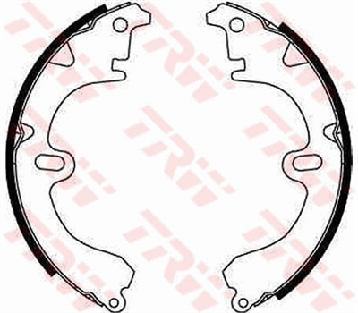 FREN BALATASI PABUÇLU ARKA TOYOTA CARNIA E 1.6 93-97, 1.6 16V 95-97, 1.8 95-97, 2.0 İ 93-97, 2.0 GLİ 92-97, 2.0 GTİ 92-94, 2.0 D 92-96 