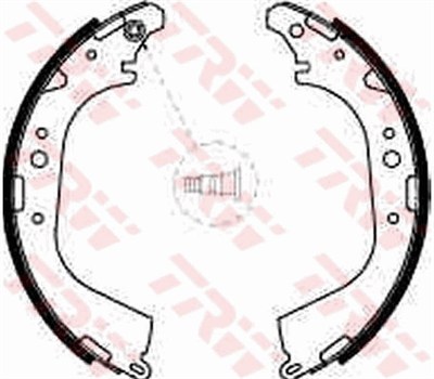 FREN BALATASI PABUÇLU ARKA TOYOTA HIACE III 2.4 D 84-89, HIACE IV 2.4 4WD 89-95, 2.4 D 4WD 87-95, HILUX IV PICK-UP 2.2 4WD 85-89 
