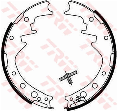 FREN BALATASI PABUÇLU ARKA TOYOTA HILUX IV PICK-UP 2.0 83-88, 2.0 4WD 85-88, 2.2 4WD 85-89, 2.2 D 83-84, 2.4 D 4WD 83-88 