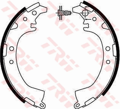 FREN BALATASI PABUÇLU ARKA TOYOTA RAV 4 I 2.0 4WD 94-00, 2.0 97-00 